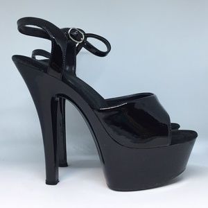 *SOLD* Ellie "601-Juliet" Platform Fetish Heels (6" heel)